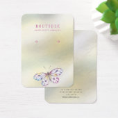Pearl Butterfly-Waterverf Veroorbaar beeldscherm Visitekaartje (Bureau)