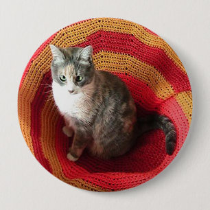 Pearl Cat Afghaans Ronde Button 4,0 Cm