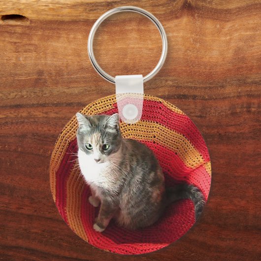 Pearl Cat Afghaans Sleutelhanger (Voorkant)