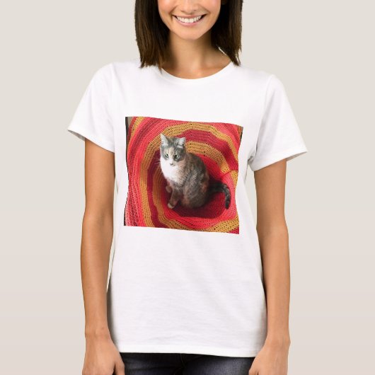 Pearl Cat Afghaans T-shirt (Voorkant)