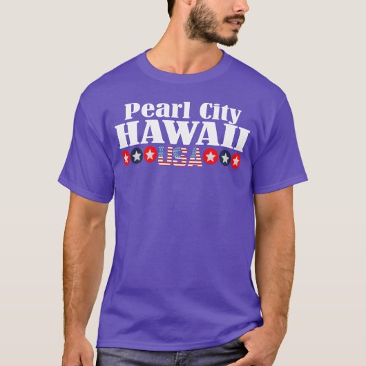 PEARL CITY HAWAIÏ VS funny T-shirt (Voorkant)