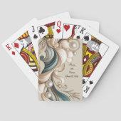 Pearl Coast Elegance Minimalistische speelkaarten (Achterkant)