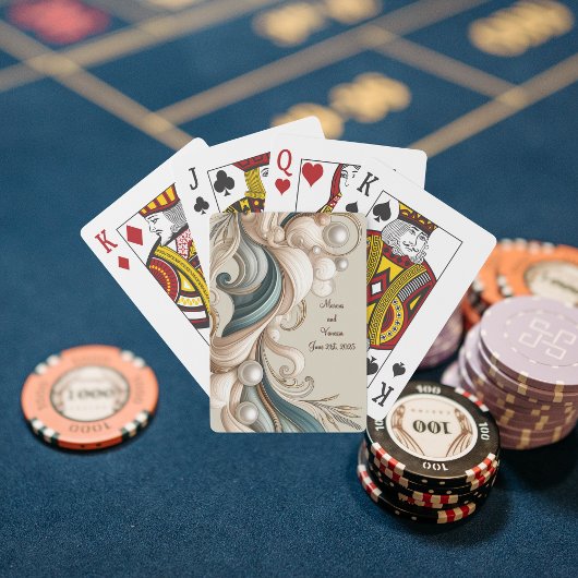 Pearl Coast Elegance Minimalistische speelkaarten