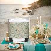 Pearl Coast Elegance Nautisch bedrukte rotsen Glas