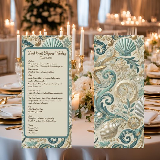 Pearl Coast Elegance Ontvangst Menu