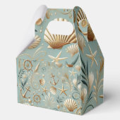 Pearl Coast Elegance Seafoam Nautische gunstbox Bedankdoosjes (Voorkant)
