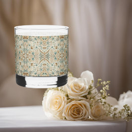 Pearl Coast Elegance Shells Gedrukte Rocks Bril Whisky Glas