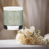 Pearl Coast Elegance zeeschuim nautische gedrukte Whisky Glas