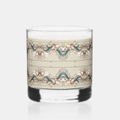 Pearl Coast Elegantie Gedrukte Rocks Bril Whisky Glas (Voorkant)