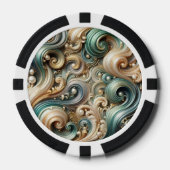 Pearl Coast Elegantie Poker Chip (Voorkant)