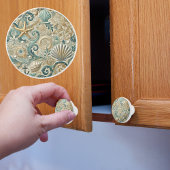 Pearl Coast Nautical Keramische Knop