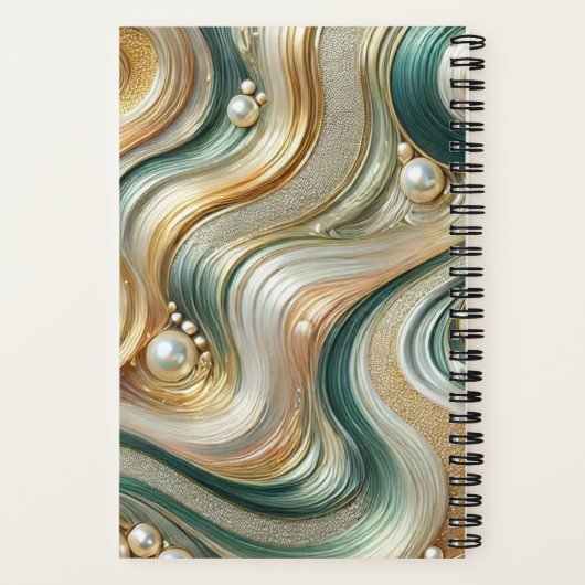 Pearl Coast Waves brengt tijd door met God Journal Notitieboek (Achterkant)