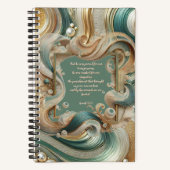 Pearl Coast Waves brengt tijd door met God Journal Notitieboek (Voorkant)