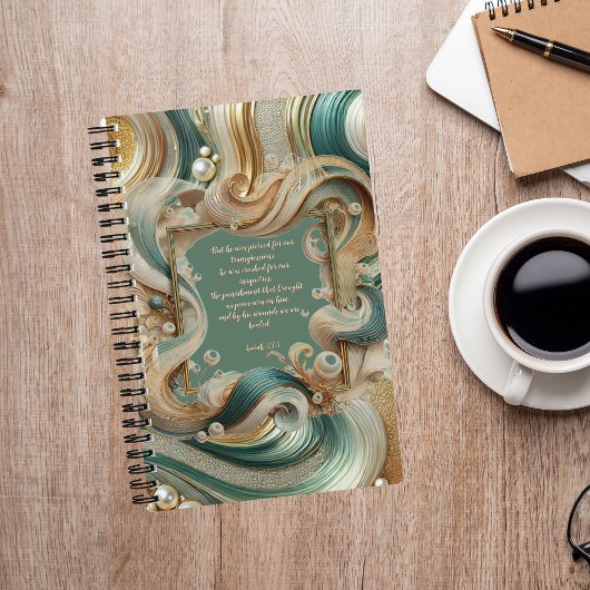 Pearl Coast Waves brengt tijd door met God Journal Notitieboek