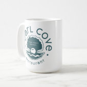 Pearl Cove Coffee Mok Green (Voorkant links)