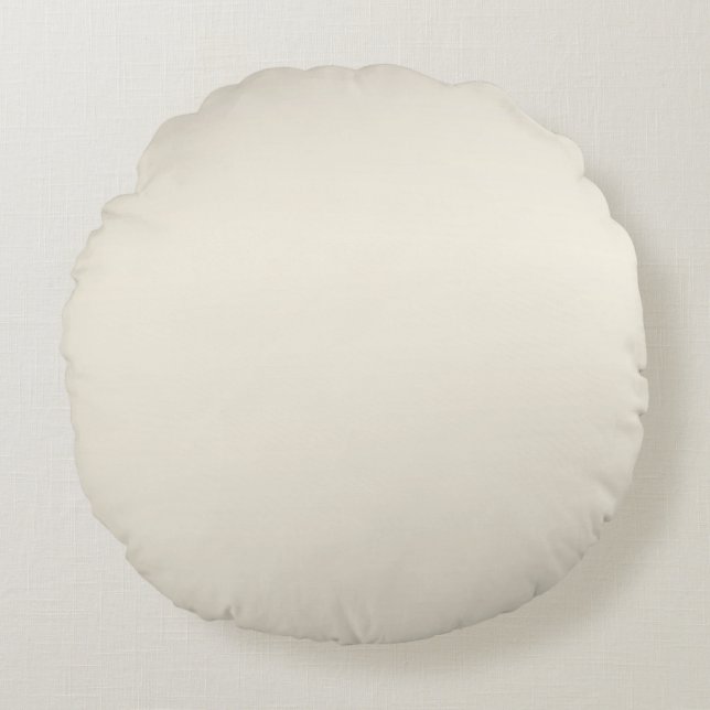 Pearl Cream Rond Kussen (Voorkant)