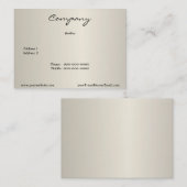 Pearl Cream Visitekaartje (Voorkant / Achterkant)