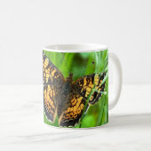 Pearl Crescent butterfly mug ©️dh26 Koffiemok (Voorkant rechts)