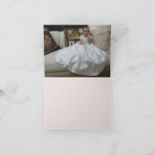 Pearl Cross religieuze dank u Notecard Bedankkaart (Binnen)