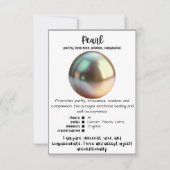 Pearl Crystal Betekenis Kaart (Voorkant)