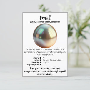 Pearl Crystal Betekenis Kaart