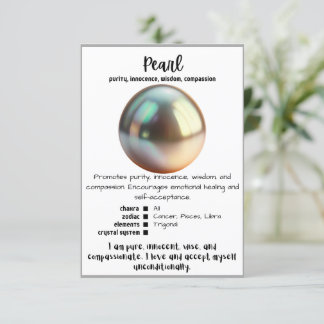 Pearl Crystal Betekenis Kaart