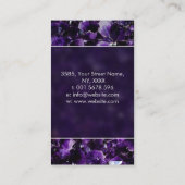 Pearl Crystals Cluster op Amethyst Visitekaartje (Achterkant)