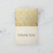  Pearl Damask Bedankt Opmerking Kaarten (Binnen)