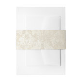 Pearl Damask Wedding Elegant Stationery Uitnodigingen Wikkel (Voorkant Voorbeeld)