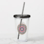 Pearl-decoratie Acryl Drinkbeker (Achterkant)