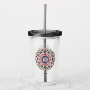 Pearl-decoratie Acryl Drinkbeker