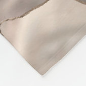 Pearl, diamanten en digitale platina-geode kunst fleece deken (Hoek)