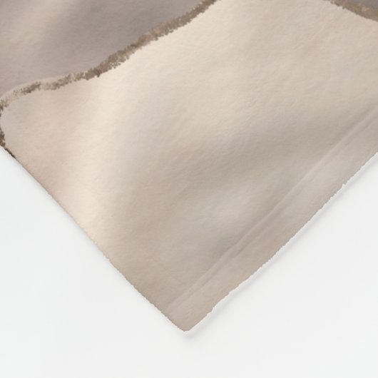 Pearl, diamanten en digitale platina-geode kunst fleece deken (Hoek)