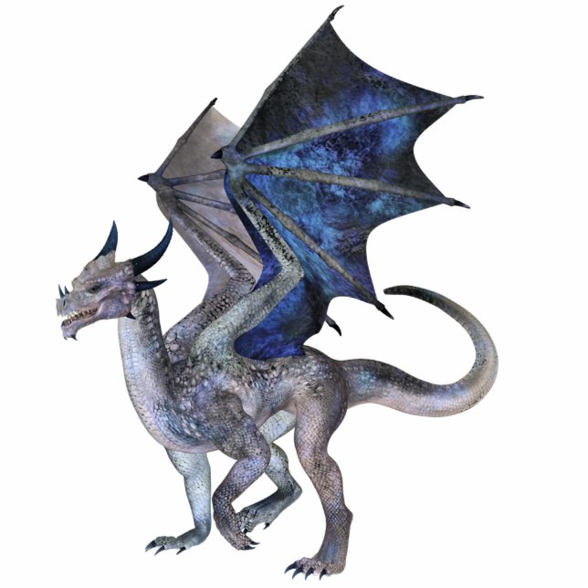 Pearl Dragon Staand Fotobeeldje (Voorkant)