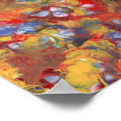 Pearl Dream Abstract Acrylverffoto Poster (Hoek)