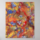 Pearl Dream Abstract Acrylverffoto Poster (Voorkant)