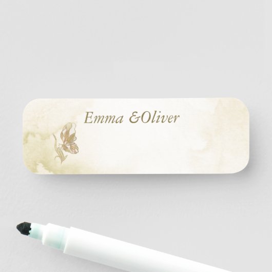 Pearl droplets naam tag (In situ)