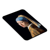 Pearl Earring Girl Vermeer Magneet (Rechterzijde)