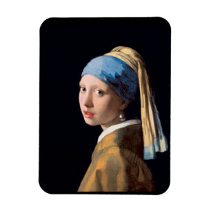 Pearl Earring Girl Vermeer Magneet
