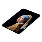 Pearl Earring Girl Vermeer Magneet (Linkerzijde)