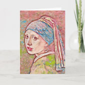 Pearl Earring Kaart (Voorkant)