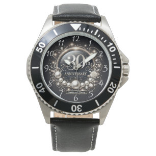 Pearl Elegance: 30e Jubileum Horloge