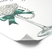 Pearl en Bow Vrijgezellenfeest Welkom Teken Poster (Hoek)