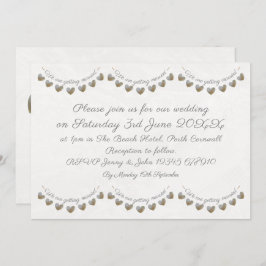 Pearl en crème lace kaart