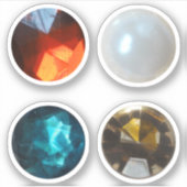 Pearl en gems sticker (Voorkant)