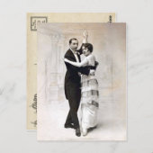 Pearl en Guy Magley Vaudeville Couple Briefkaart (Voorkant / Achterkant)