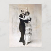 Pearl en Guy Magley Vaudeville Couple Briefkaart (Voorkant)