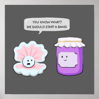 Pearl en Jam starten een band Poster