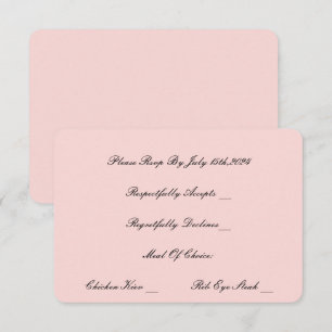 PEARL EN PROSECCO ROZE RSVP-KAART