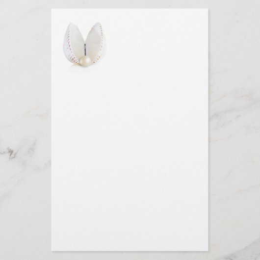 Pearl en seashell briefpapier (Voorkant)